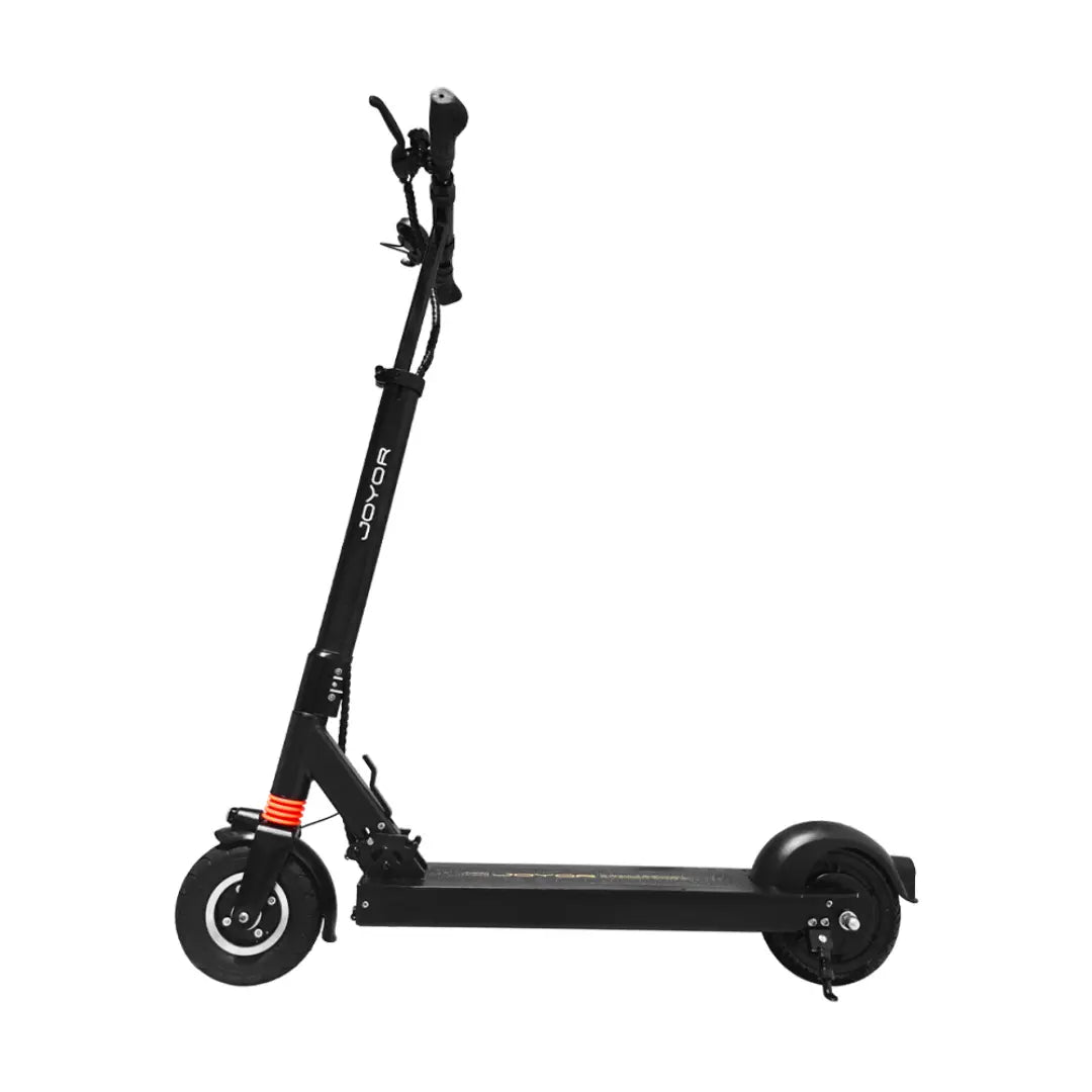 JOYOR F5 scooter front side profile with front suspension system