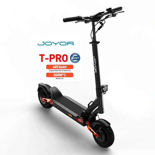 JOYOR T-PRO electric scooter, dual 500W motors, 90km max range
