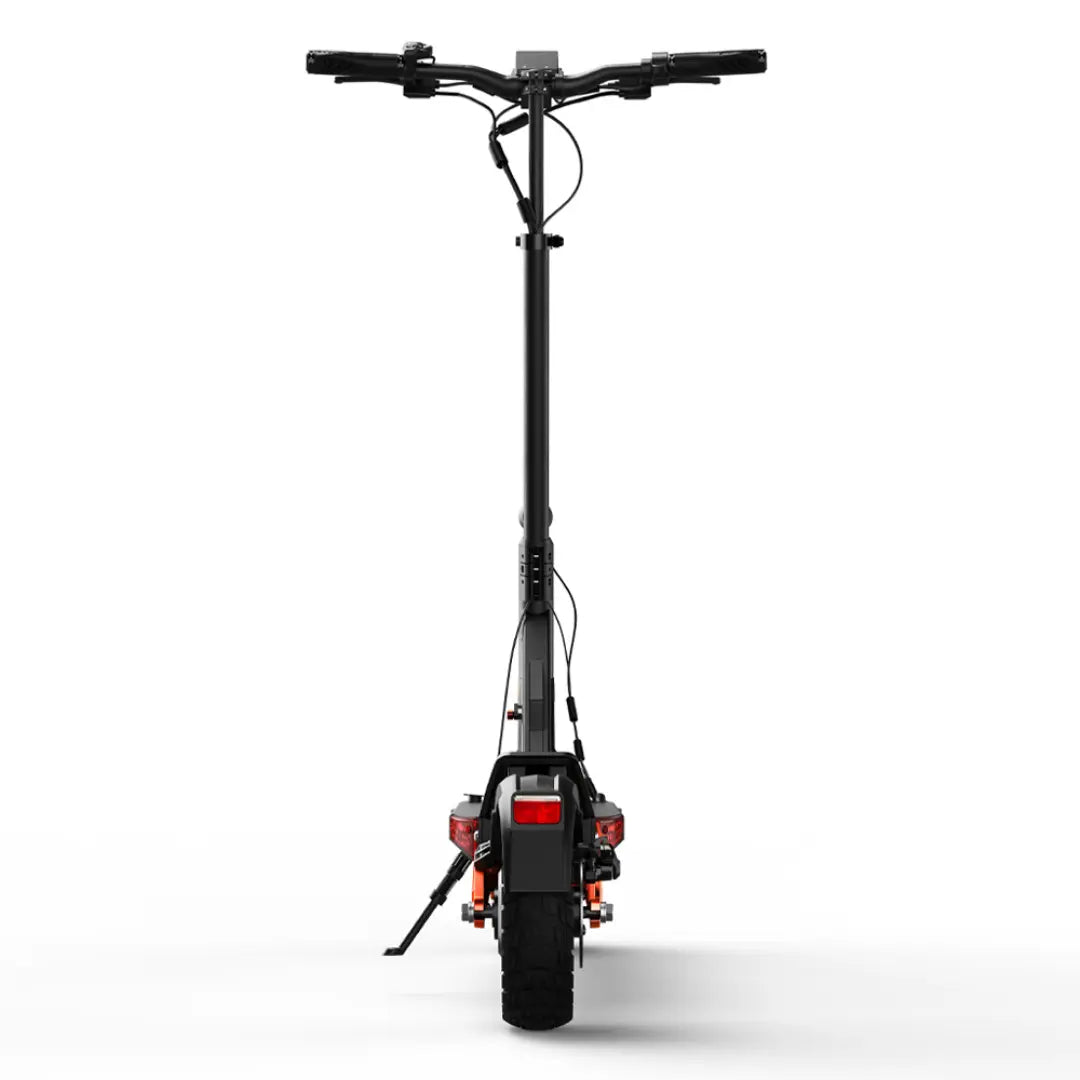JOYOR T-PRO e-scooter straight rear vertical full vehicle view
