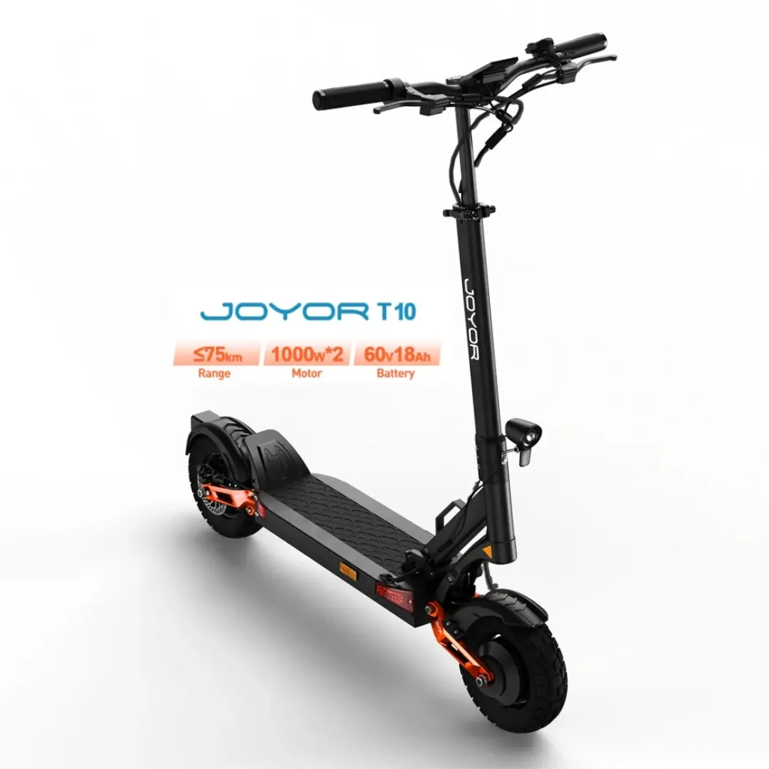 JOYOR T10 electric scooter, dual 1000W motors, 75km max range