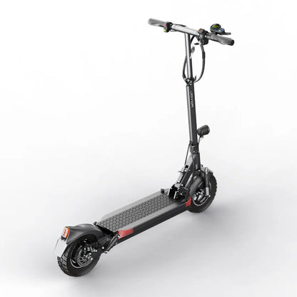 JOYOR Y6-S e-scooter rear side view, lightweight aluminum frame