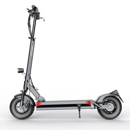 JOYOR Y6-S scooter full side profile with 10-inch pneumatic off-road tires