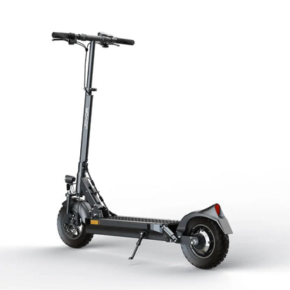 JOYOR Y8-S e-scooter rear side view, front & rear dual suspension