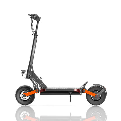 JOYOR S10-S-Z e-scooter full side view, foldable off-road frame