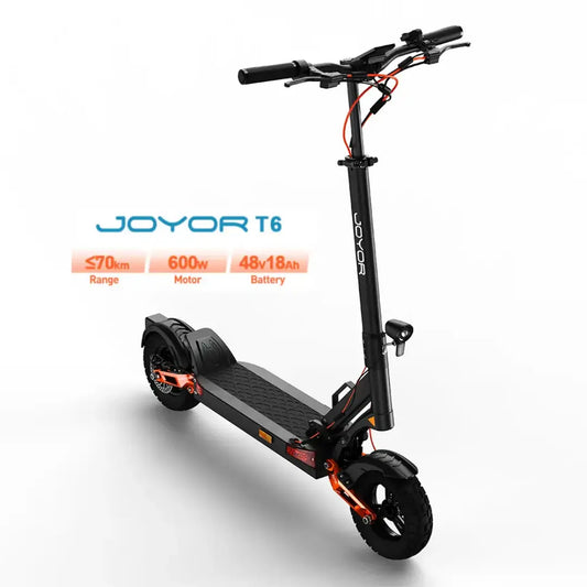 JOYOR T6 electric scooter, 600W motor, 70km max range off-road scooter