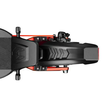 JOYOR T6E e-scooter top down flat lay structural display