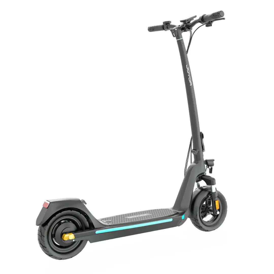 JOYOR C10 e-scooter rear side view, lightweight city commuter design
