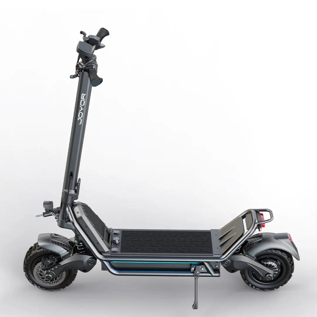 JOYOR E6-S scooter full side profile with 11-inch air tires