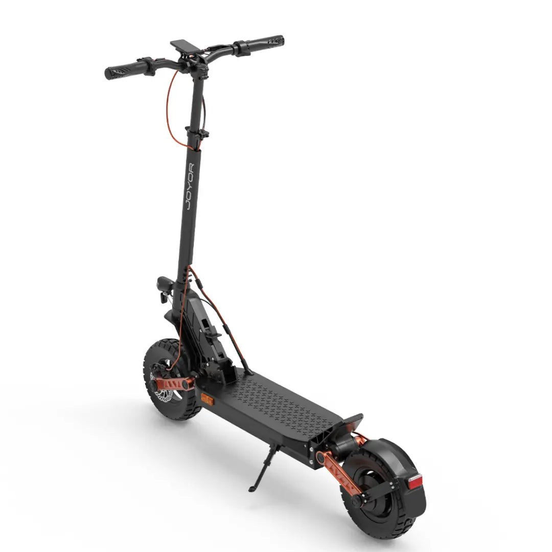 JOYOR S5 PRO scooter side view, compact portable build